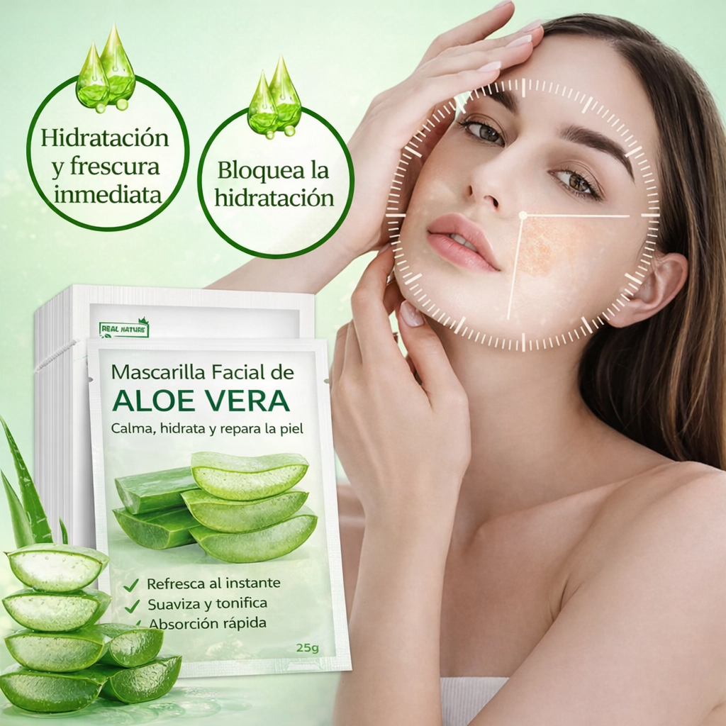 Mascarilla Facial de Aloe Vera