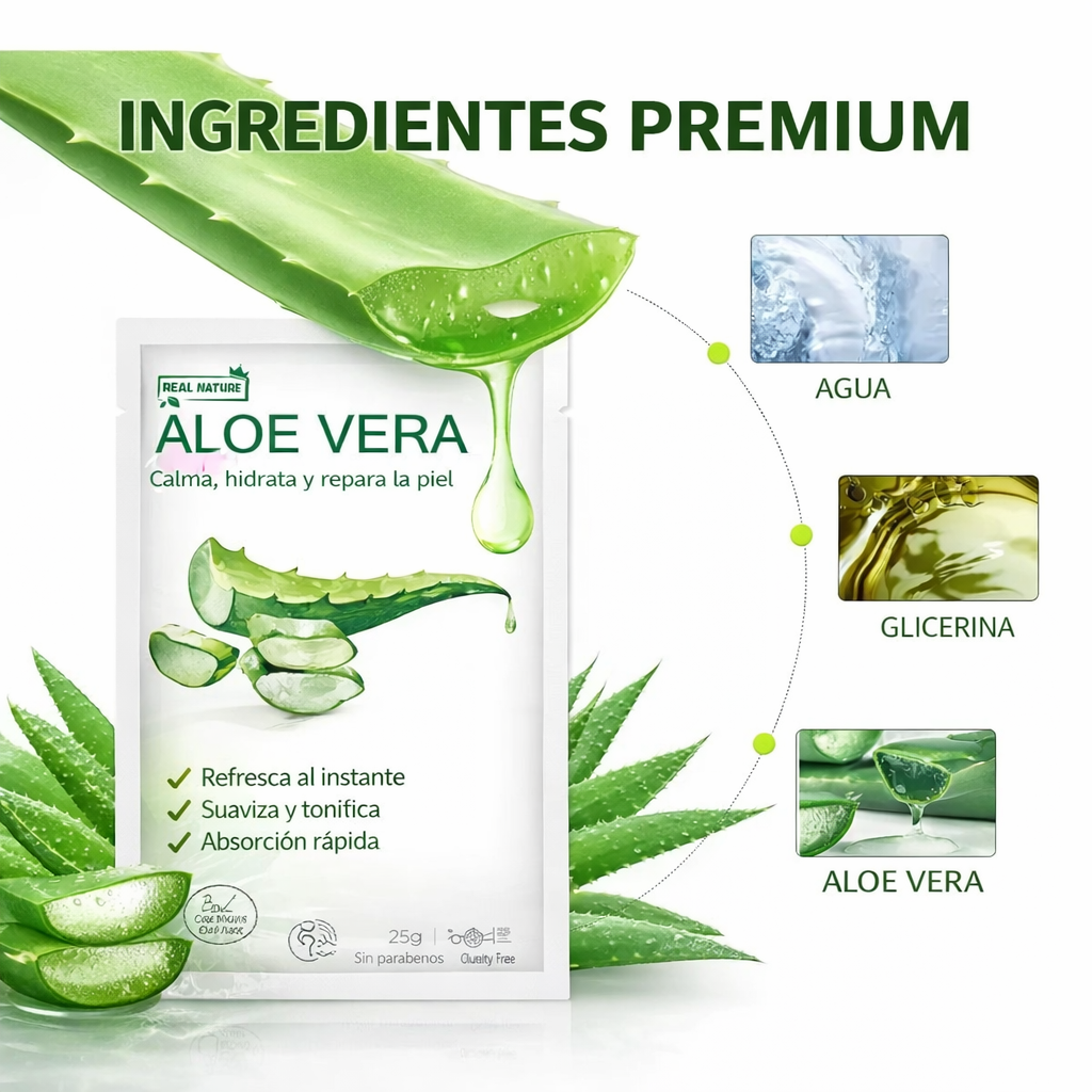 Mascarilla Facial de Aloe Vera